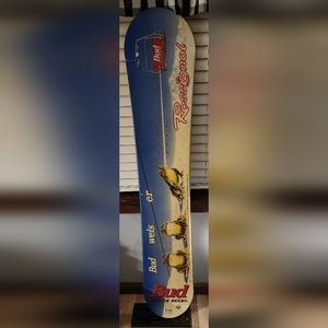 Rossignol Budweiser collector item snow board never used